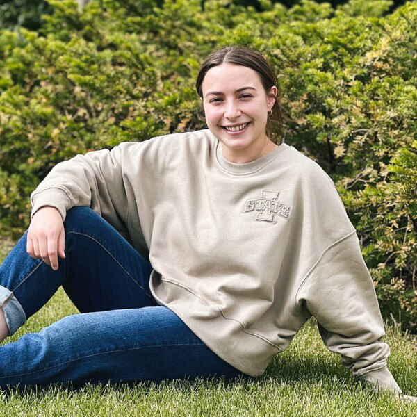 Pro Standard Women's Iowa State Taupe Crewneck